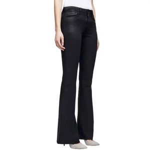 L’AGENCE BELL BLACK COATED JEANS